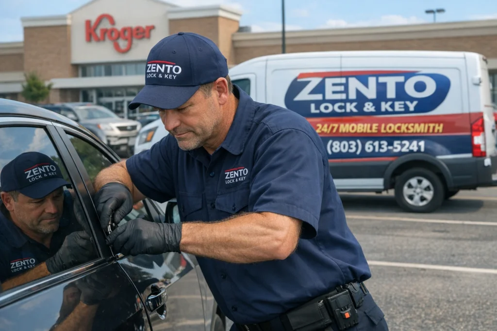 Professional locksmith technician ready to help in North Augusta SC