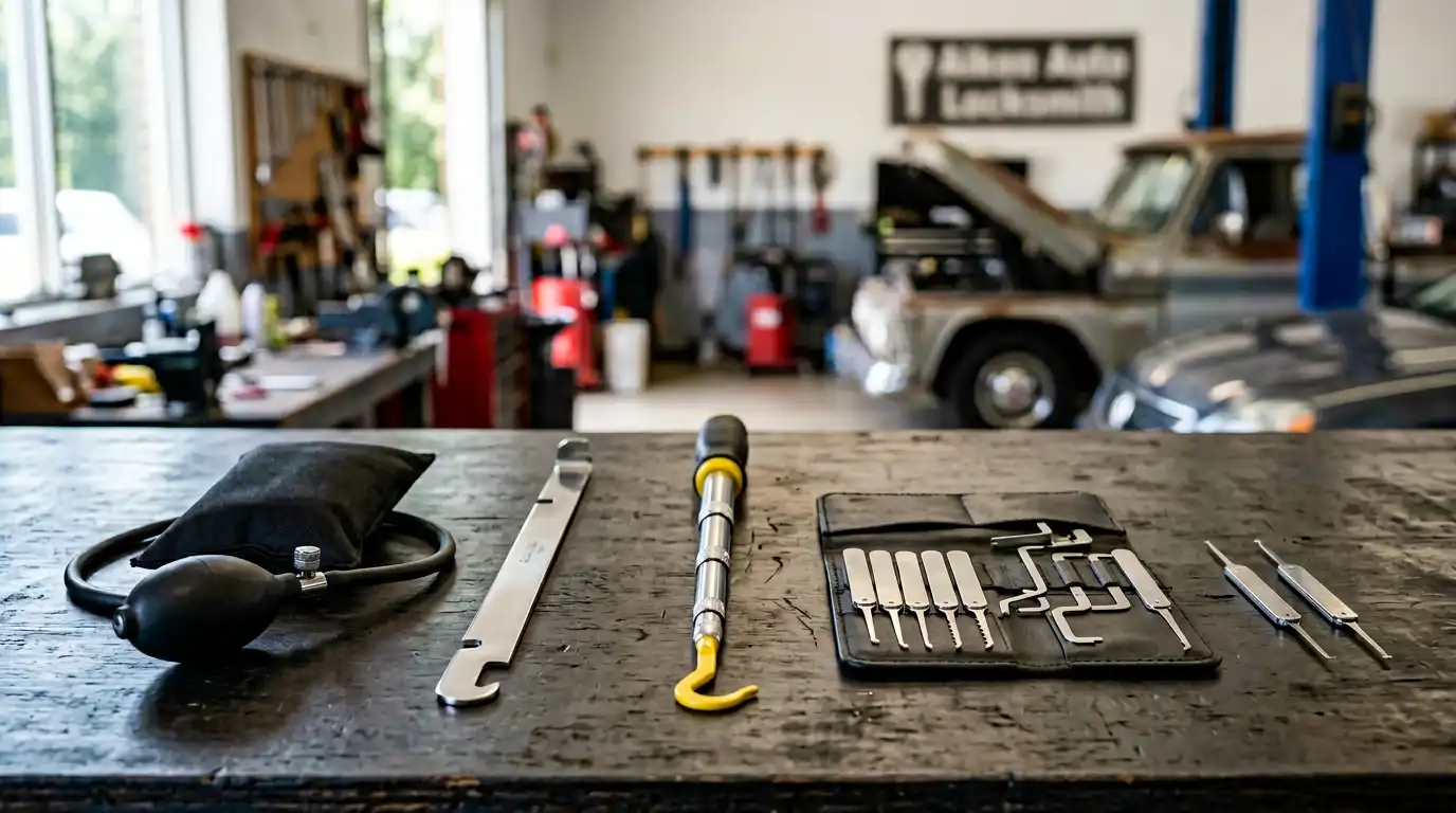 professional locksmith tools for non-destructive car entry in Aiken SC