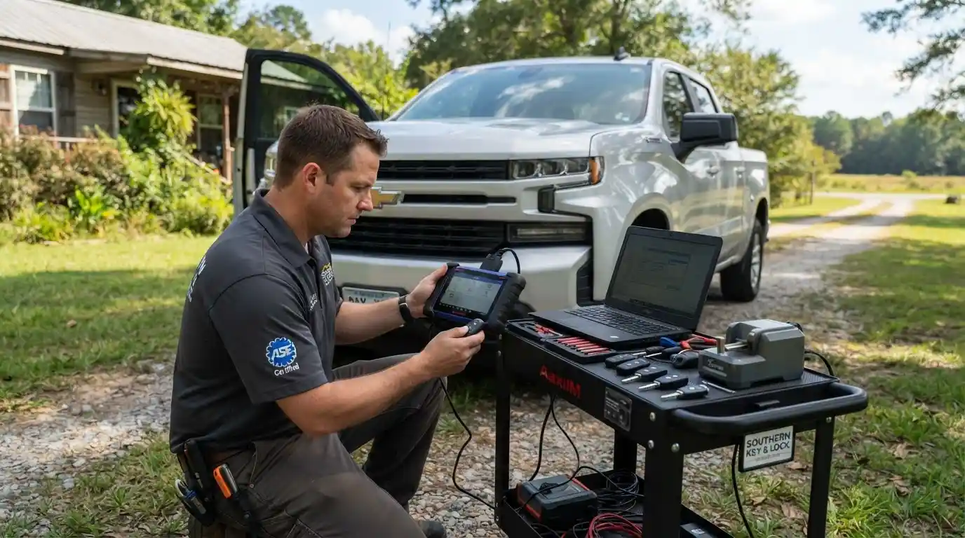 Automotive locksmith providing car lock and key service near Beech Island SC
